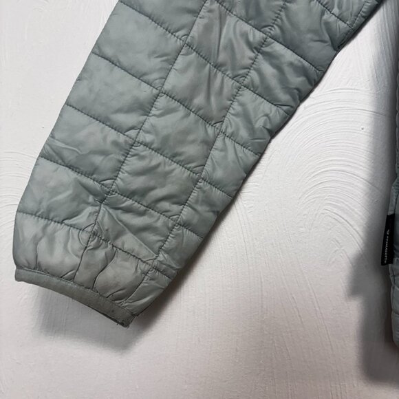The North Face Thermoball Eco Jacket Light Blue Quilted Puffer Long Sleeve Girls - Picture 7 of 8